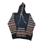 Alpaca Wool Hoodie Plain Front Midnight Green x large 1.jpg