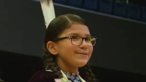 12 year old pow wow performer dances for those who cant