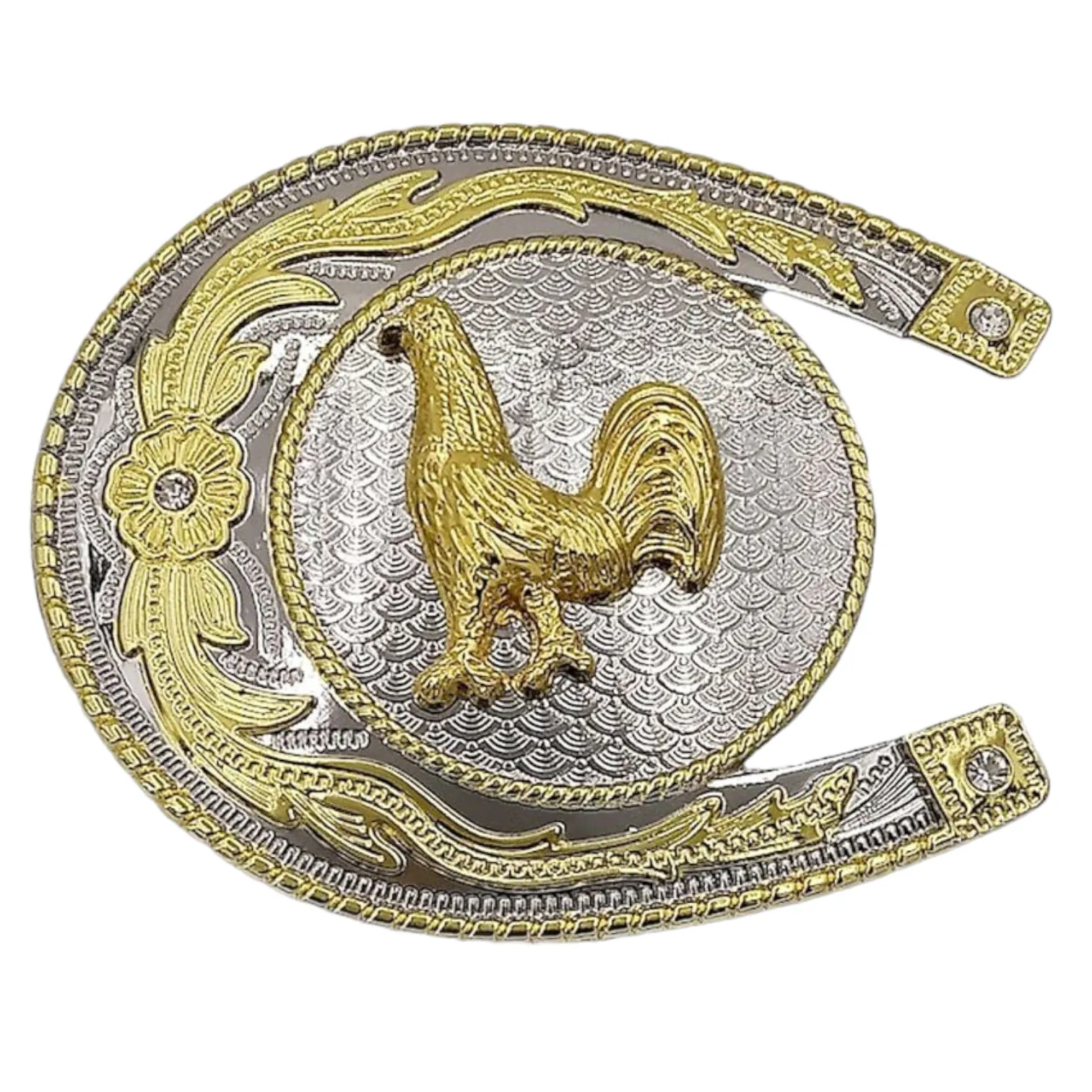Western Belt Buckle Rooster S5B
