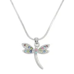 6Mtvl680 dragonfly necklace white gold s2 multi color v1.jpg 1