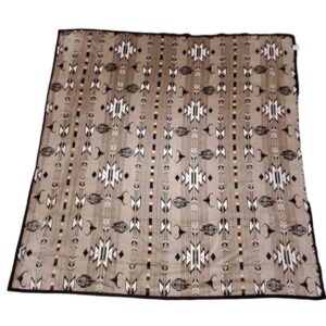 Brown Southwest Plush Blanket