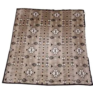 Brown Southwest Plush Twin Blanket