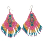rKPKDpHF beaded earrings pink gold turquoise miyuki hand beaded earrings 11 krazy bear.jpg 1