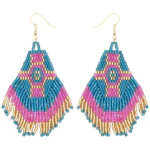 3H5xkD0F beaded earrings turquoise pink gold miyuki hand beaded earrings 17 krazy bear.jpg 1