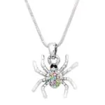 spider necklace white gold s1 multi color v1
