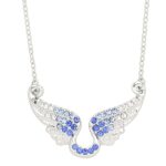wing necklace white gold s2v blue v2