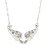 wing necklace white gold s2v multi color v3