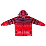 fleece blanket jacket pink