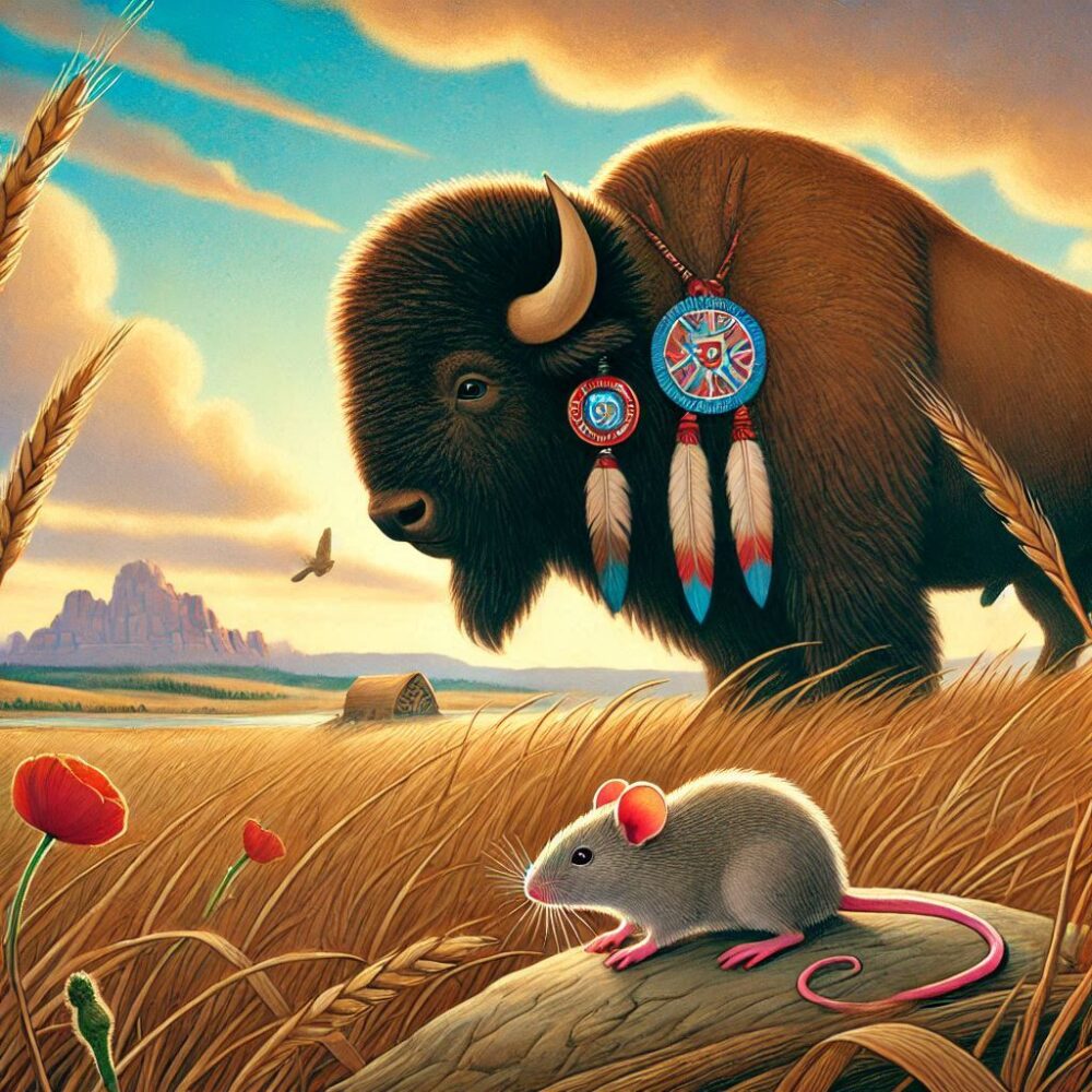 The Buffalo and the Field Mouse