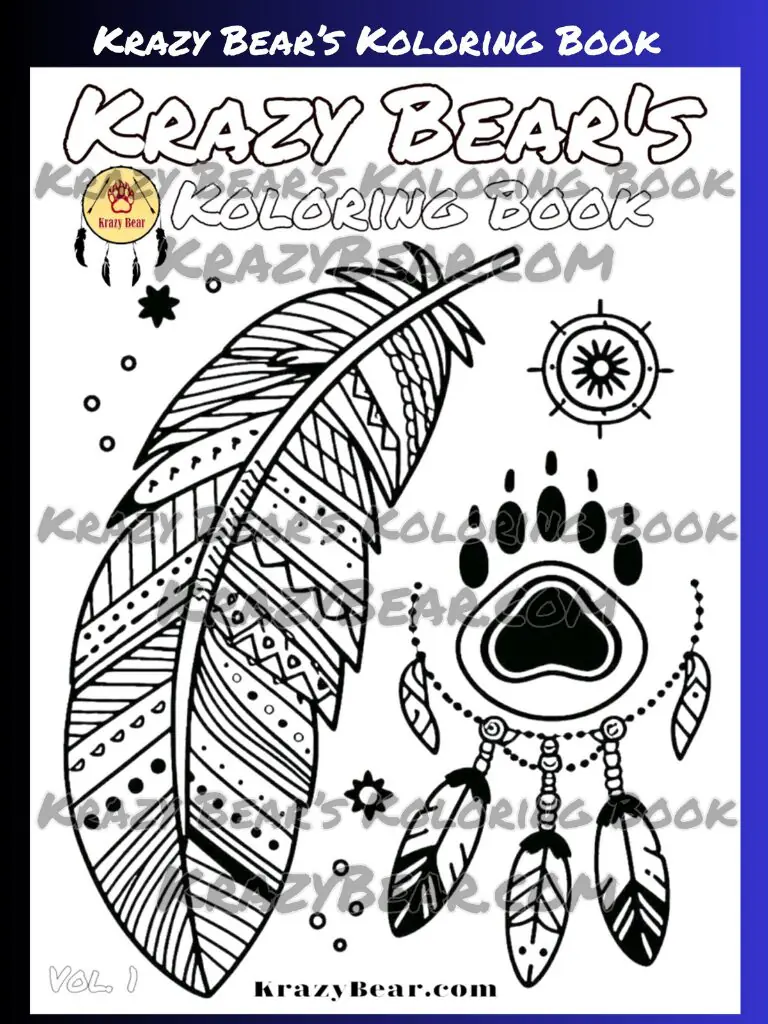 Native Designed Coloring Books Ages 4 to 8