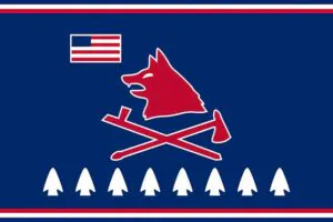 pawnee nation of oklahoma flag krazy bear