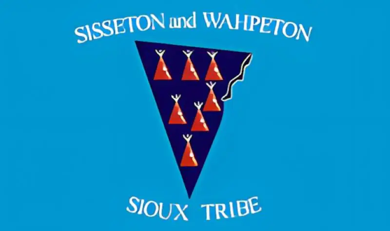 sisseton wahpeton tribal flag krazy bear