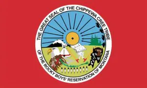 rocky boy chippewa cree tribe flag krazy bear