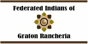 federated indians of graton rancheria tribal flag krazy bear