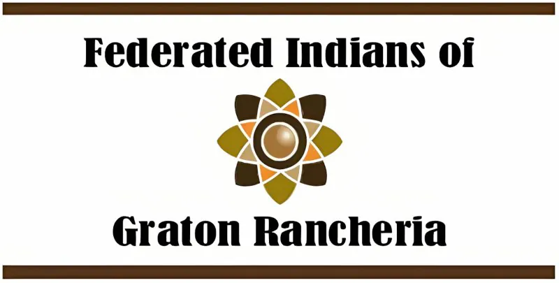 federated indians of graton rancheria tribal flag krazy bear