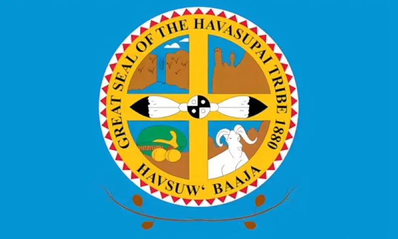 havasupai tribe flag krazy bear