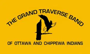 grand traverse band flag krazy bear