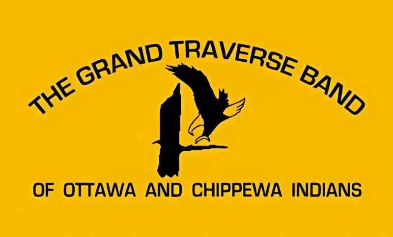 grand traverse band flag krazy bear
