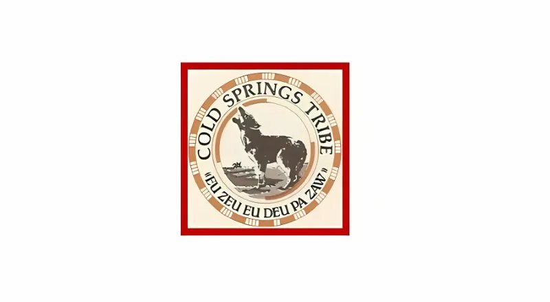 cold springs rancheria of mono tribal flag krazy bear