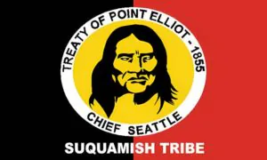 suquamish tribe flag krazy bear