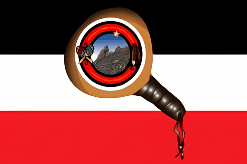 ewiiaapaayp kumeyaay flag krazy bear