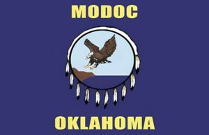 modoc nation flag krazy bear