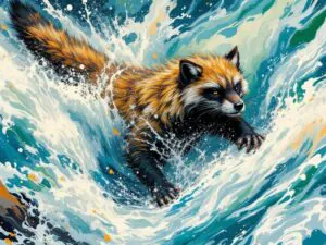 a native american legend about lox the wolverine