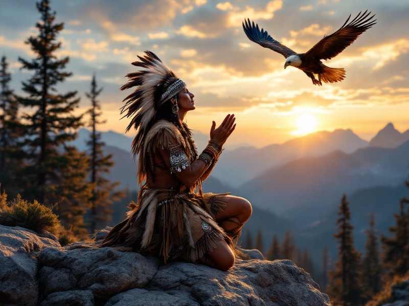 Native American Legend : Turkey, The Peace Eagle.