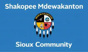 shakopee mdewakanton sioux flag krazy bear