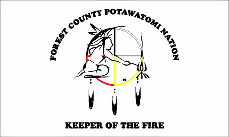 forest county potawatomi flag krazy bear