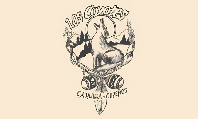 loscoyotes band of cahuilla flag krazy bear