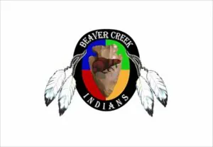 beaver creek indians tribal flag krazy bear