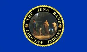 jena band of choctaw tribal flag krazy bear