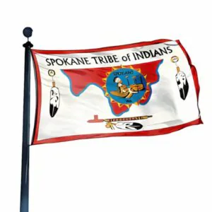 spokane tribal flag krazy bear