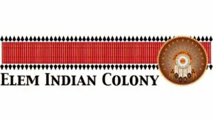 elem indian colony of pomo flag krazy bear