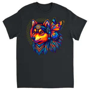T-Shirt Neon Wolf