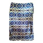 Alpaca Wool Native Blanket Blue Grey