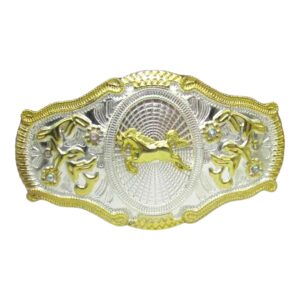 Charro Horse Belt Buckle - small