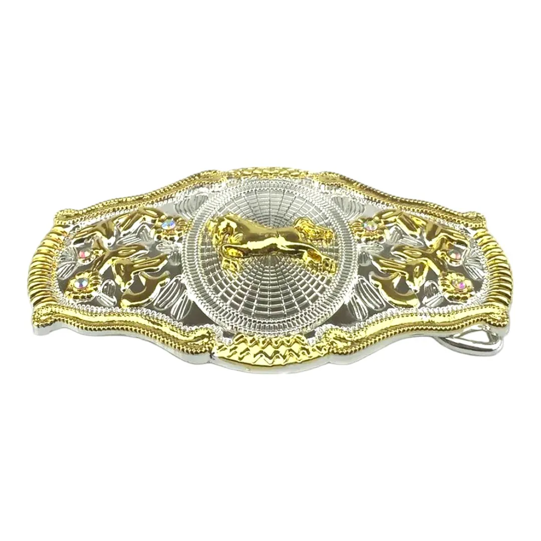 Charro Horse Belt Buckle - small