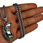 Viking Ship Stainless Steel Necklace 2 Gold