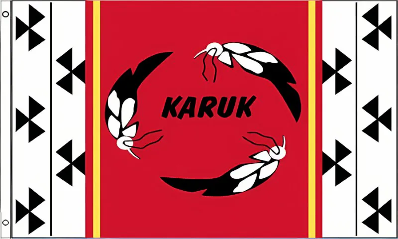 karuktribe flag krazy bear
