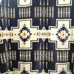 Black and Yellow Native Design - Plush Fleece Blanket