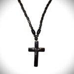 Hematite Crucifix Necklace