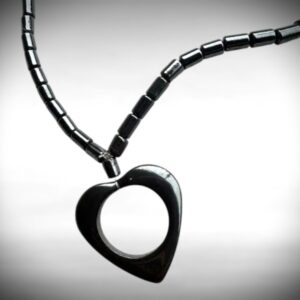 Hematite Heart Necklaces