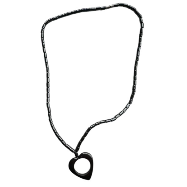 Hematite Heart Necklaces