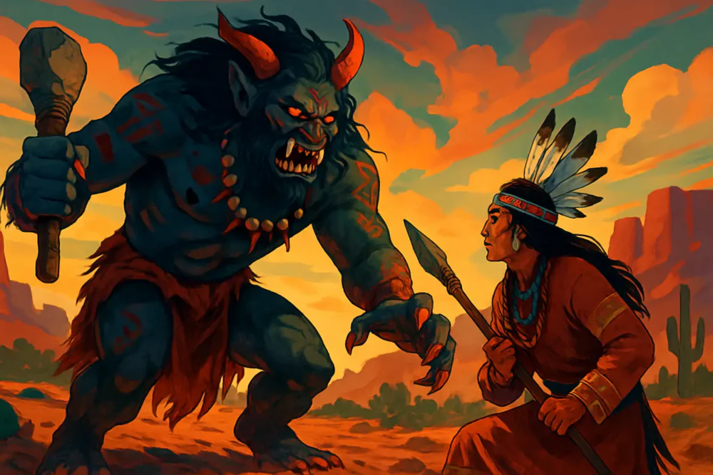Átahsaia, The Cannibal Demon – A Zuni Legend
