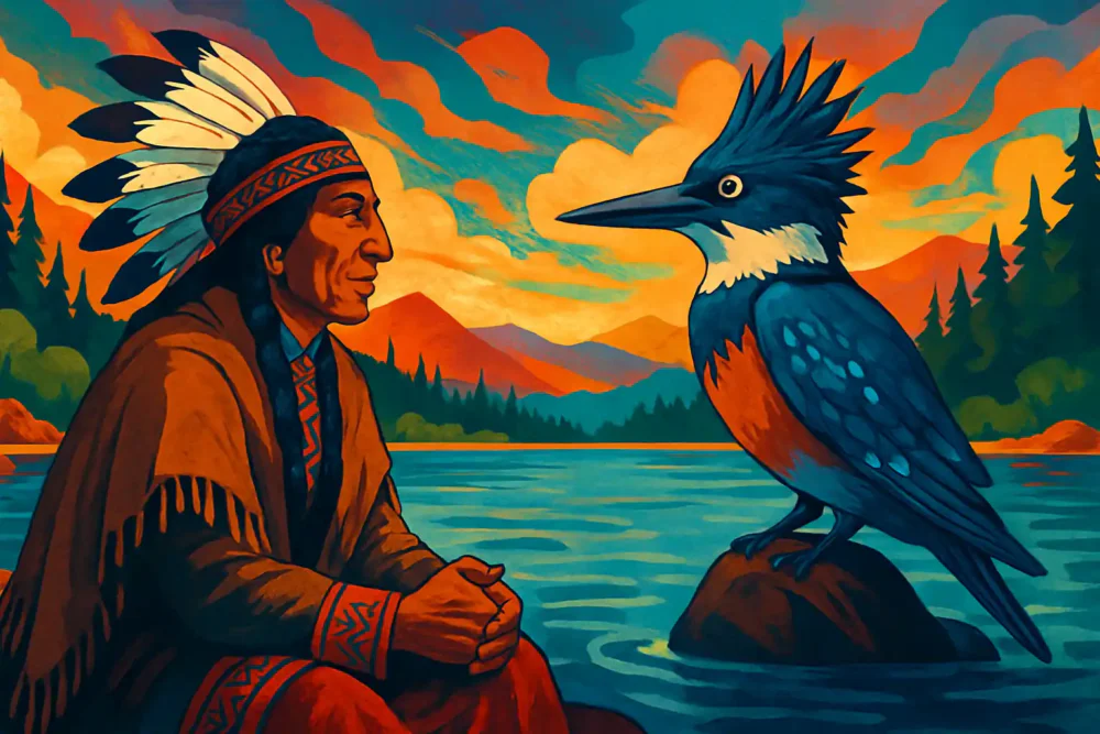 Chef-Eth, The Kingfisher – A Salish Legend.
