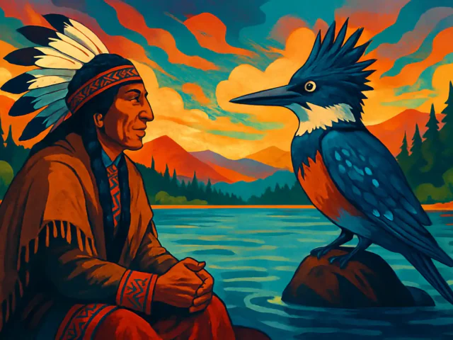 Chef-Eth, The Kingfisher – A Salish Legend.