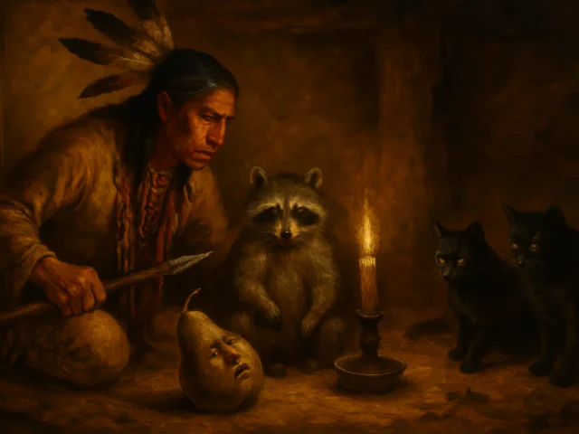 How Master Lox as a Raccoon killed the Pear and the Black Cats, and performed other notable feats of skill, all to his great discredit