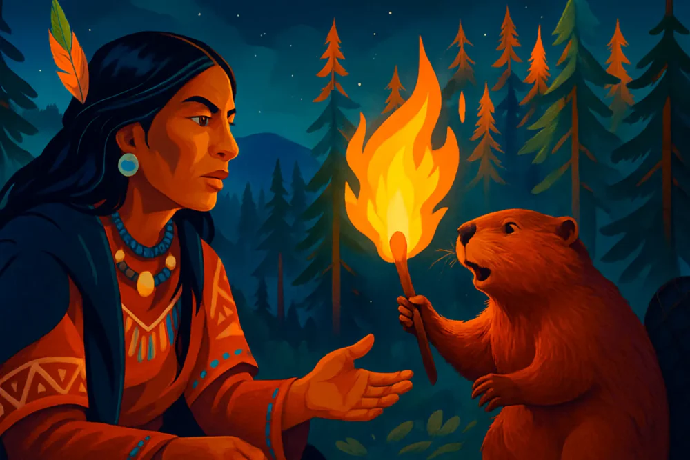 How the Beaver stole fire from the Pines